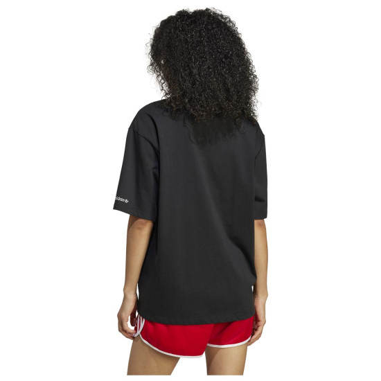 Adidas Γυναικεία κοντομάνικη μπλούζα Trefoil Series Flower Loose Tee